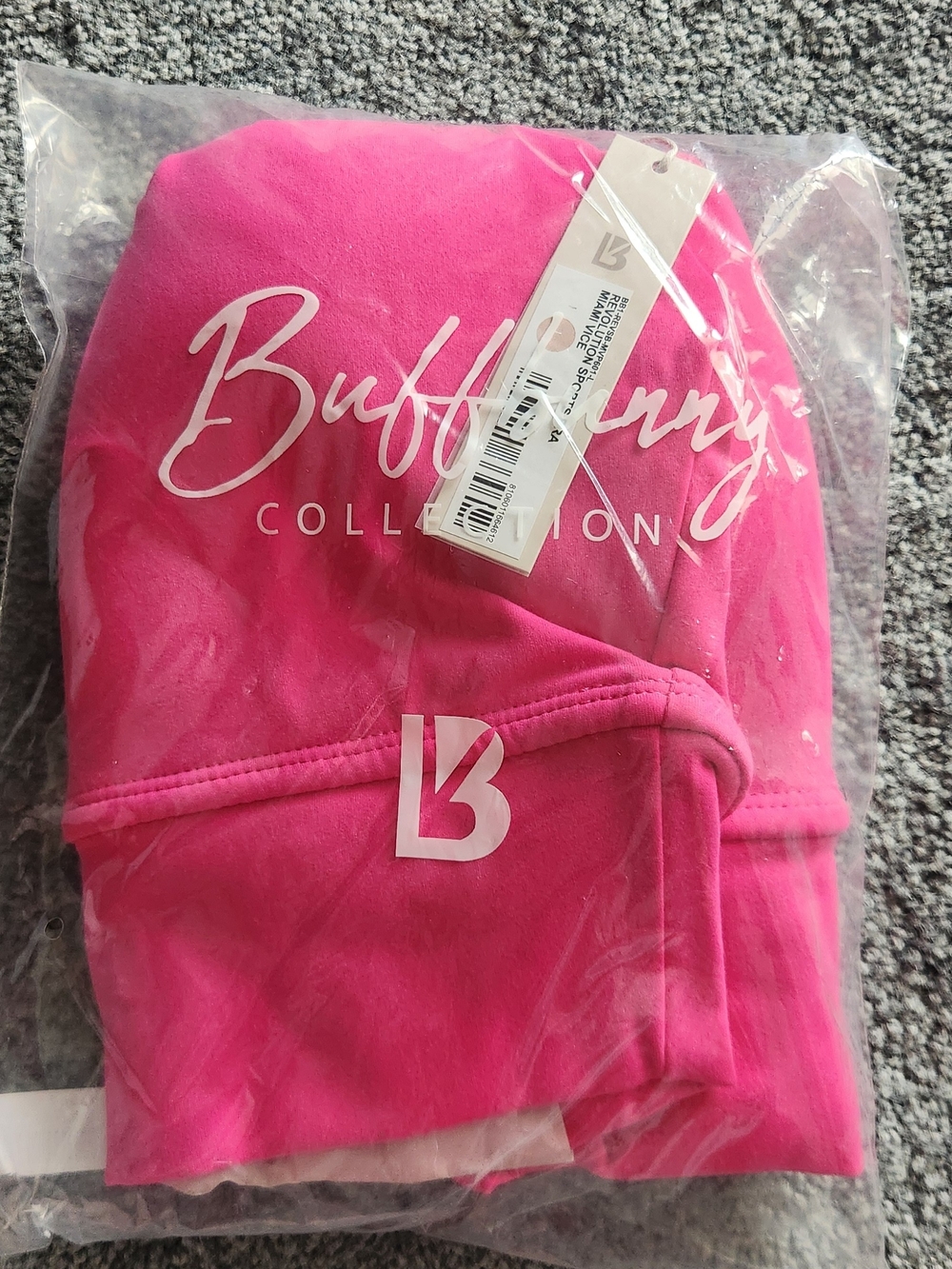 BuffBunny Bright Pink Sports Bra Miami Vice